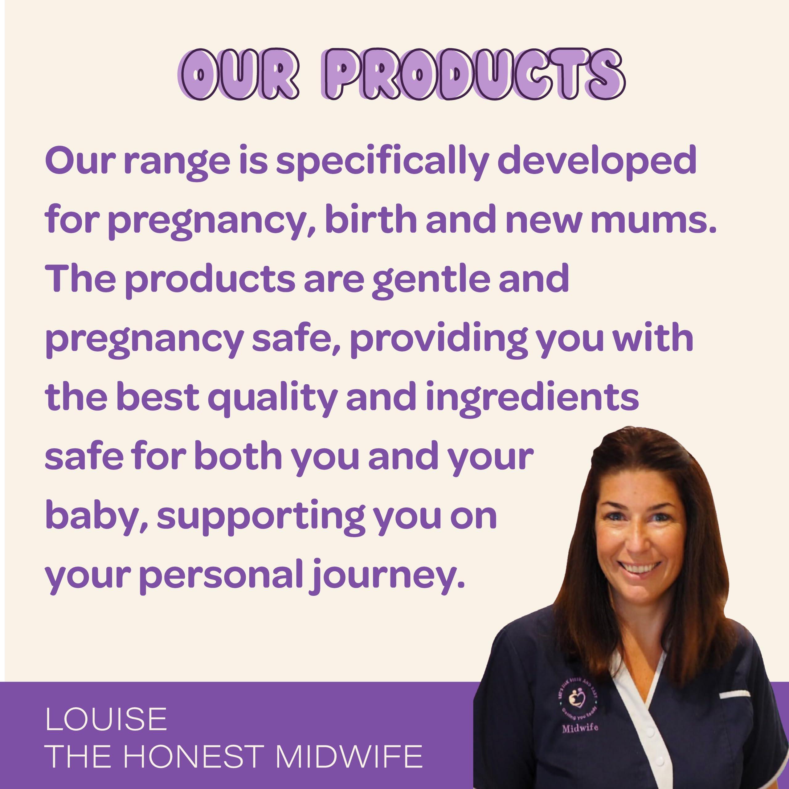 The Honest Midwife The Honest Midwife Perineal Massage Oil 50ml Reduce Tears & Trauma in Pregnancy 100% Natural Vegan Cruelty-Free Plant-Based Oils: Grape Seed, Jojoba & Avocado Oil + Vitamin E