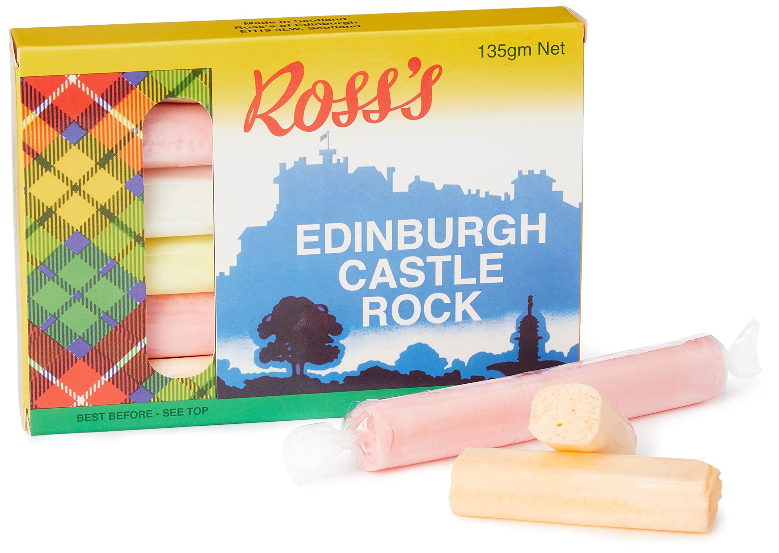 Ross's of Edinburgh Edinburgh Castle Rock Ross's of Edinburgh Edinburgh Castle Rock 6 Stick Castle Rock Gift Box, 135g