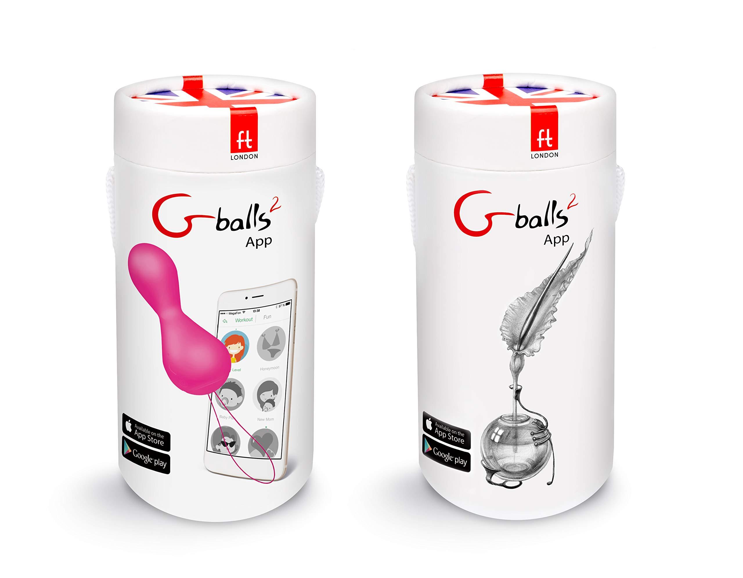 Fun Toys Funtoys G Vibe Petal Rose Gballs2 Kegal Exercise Balls with Mobile App