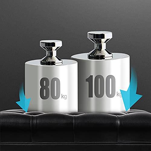 KIUYDHGD KIUYDHGD Leather Piano Bench Adjustable Height Deluxe Piano Stool Piano Bench with Thick Cushion Leather Padded for Home & Professional Use