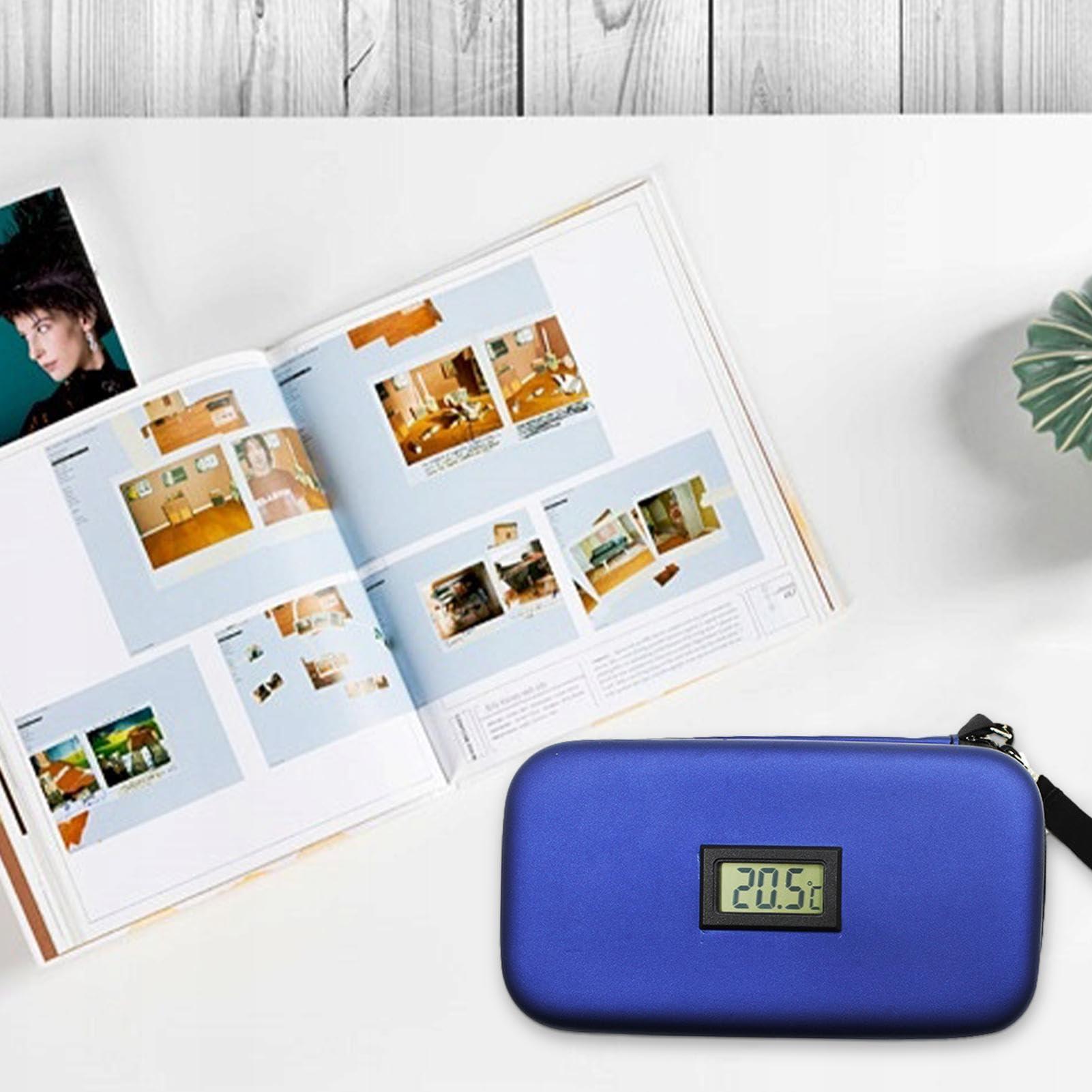 FreshCart Basics Medication Cooler for Travel - Medication Cooler, Medication Tool | Real-Time Temperature Monitoring and LCD Digital Display, Long Lasting Insulation Medication Bag (1pc)