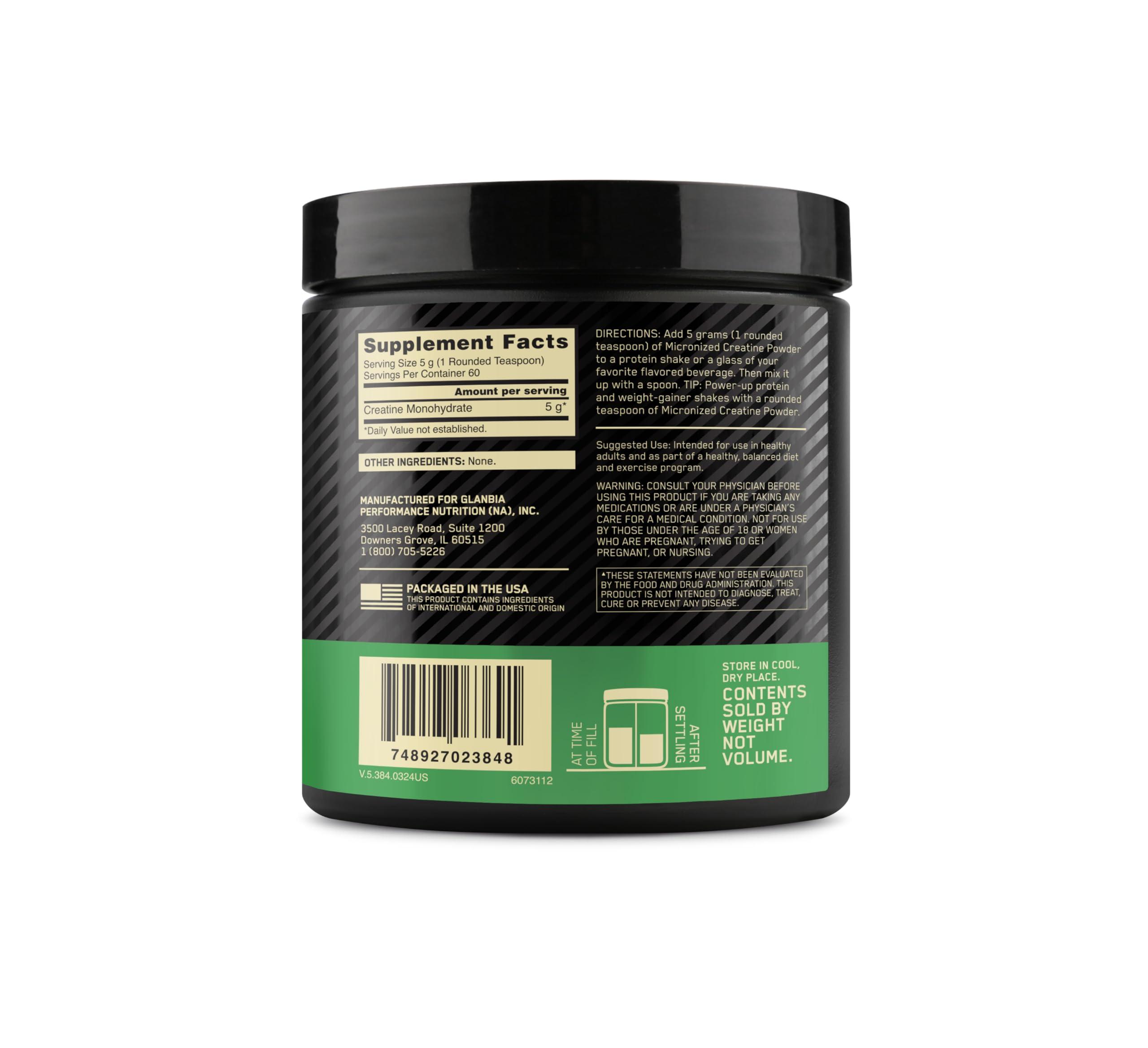 Optimum Nutrition Optimum Nutrition Micronized Creatine Powder 300 g