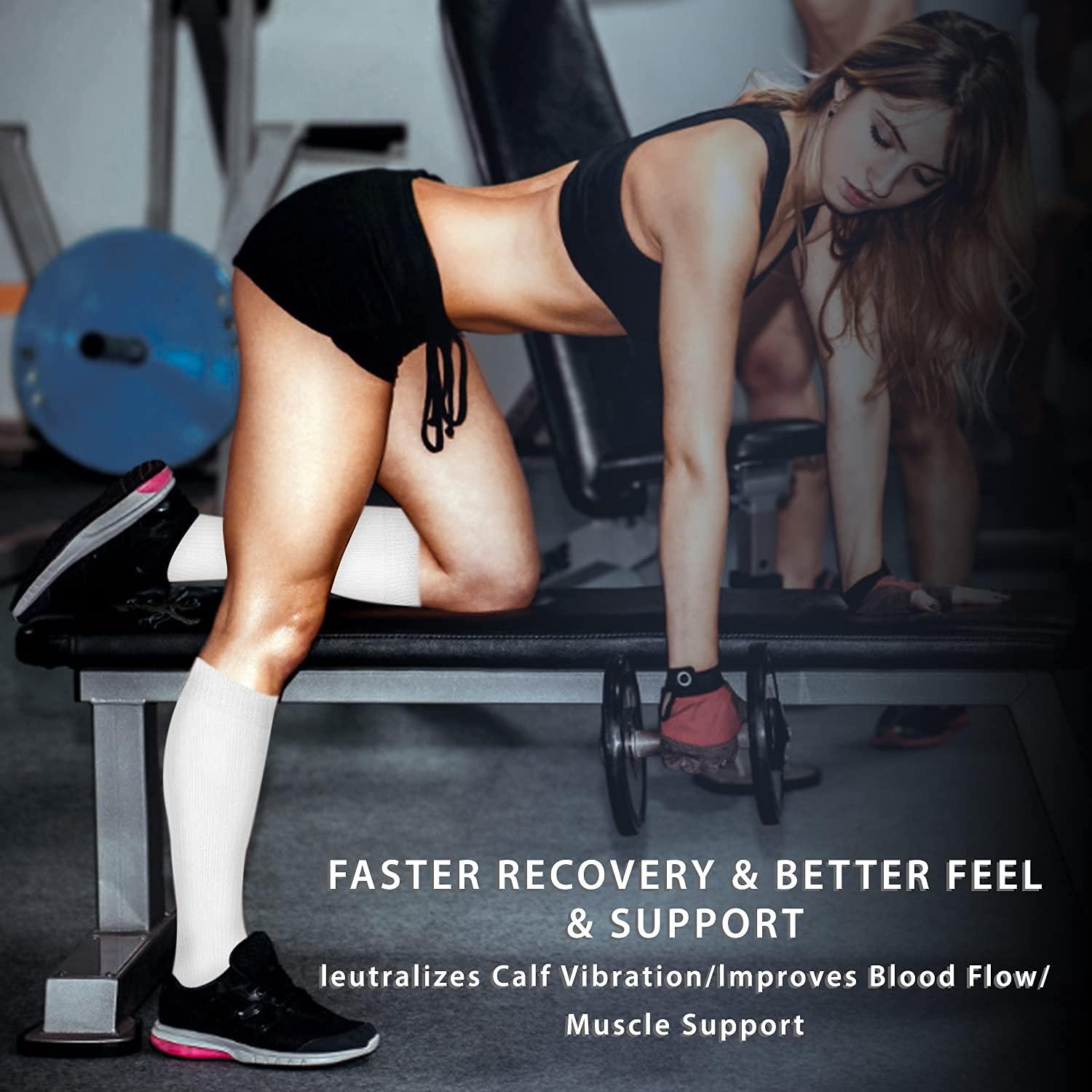 Iseasoo Iseasoo Copper Compression Socks For Men & Women Circulation-Best For Running Hiking Cycling 15-20 mmHg