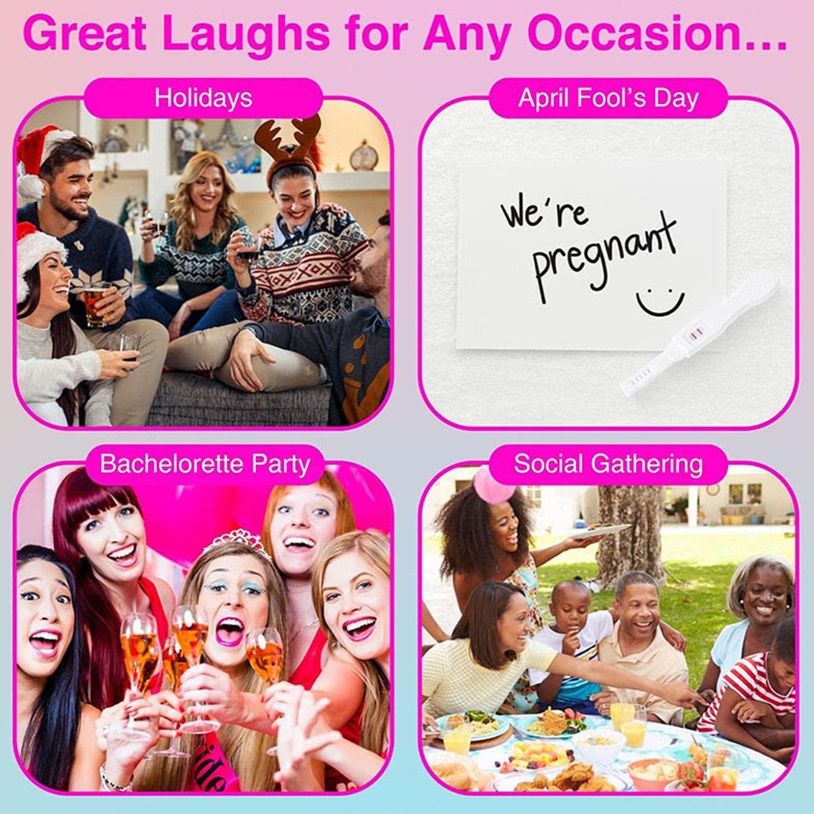 FreshCart Basics Fake Pregnancy Test - Funny Pregnancy Test Prank, Positive Fake Pregnancy Test | Realistic Fake Pregnancy Test, False Positive Pregnancy Solution, False Pregnancy Test Turns Positive for April Fool's