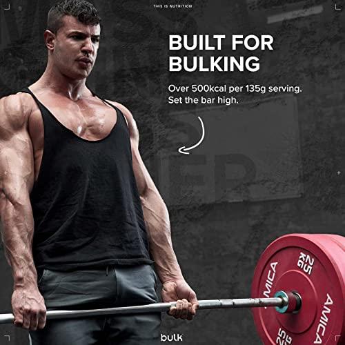 Bulk Bulk Mass Gainer, Protein Shake for Weight Gain, Chocolate Cookies, 1 kg, Packaging May Vary