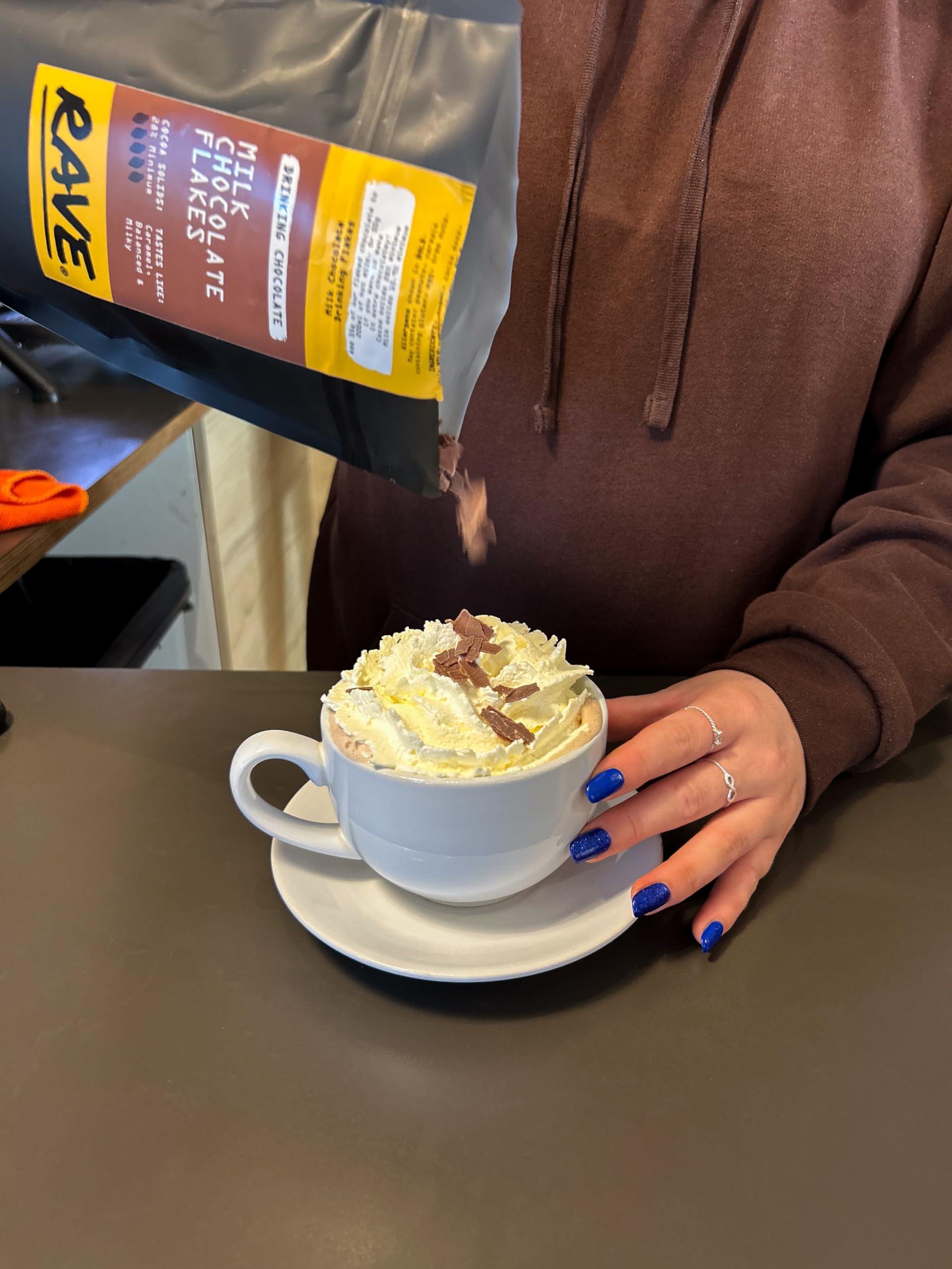 Rave Coffee Rave Coffee Drinking Chocolate Flakes (Milk)