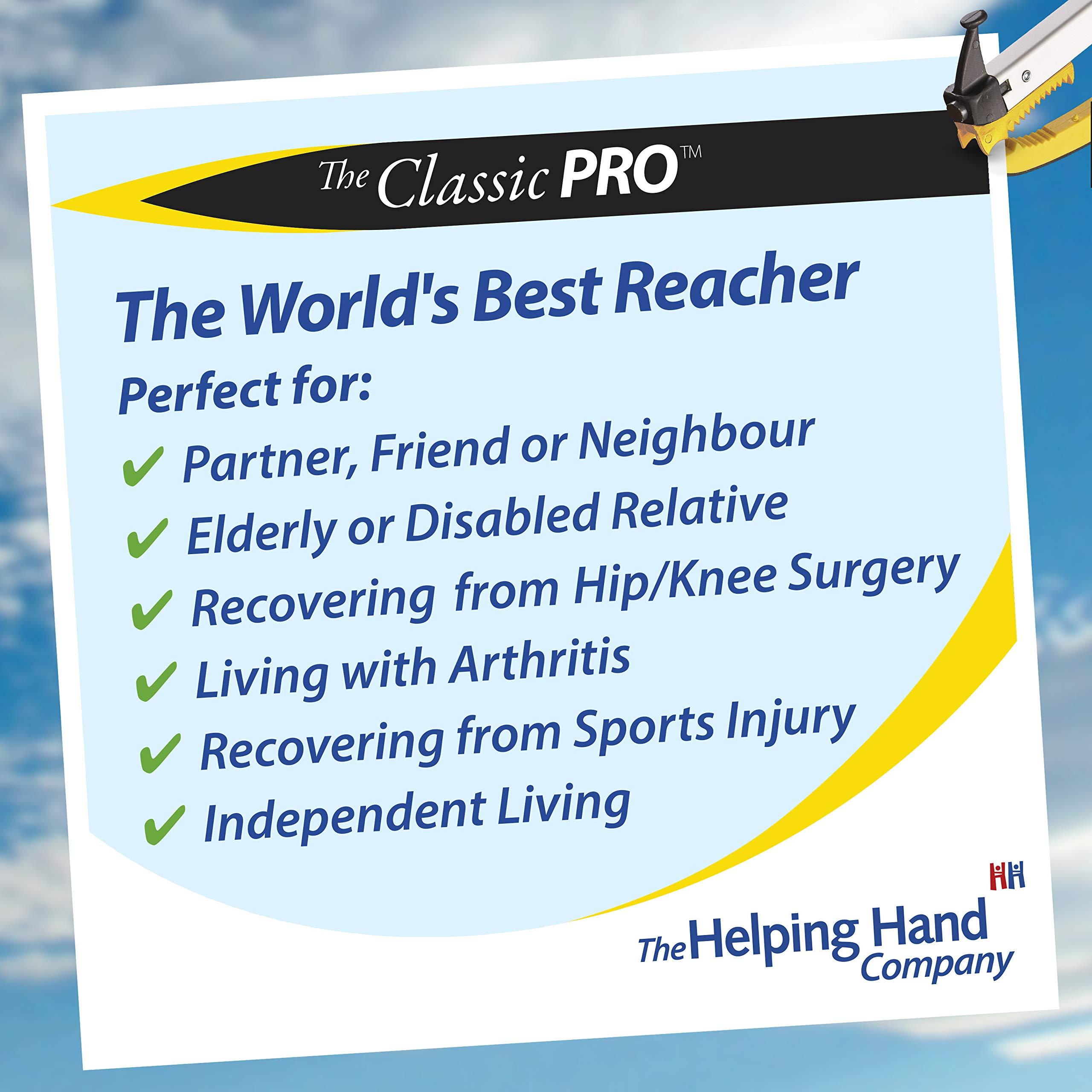 The Helping Hand Company The Helping Hand Company Classic Pro Reacher Grabber 26 inch / 65cm. Long handled grabber stick for elderly, disabled, or anyone struggling when bending and reaching.