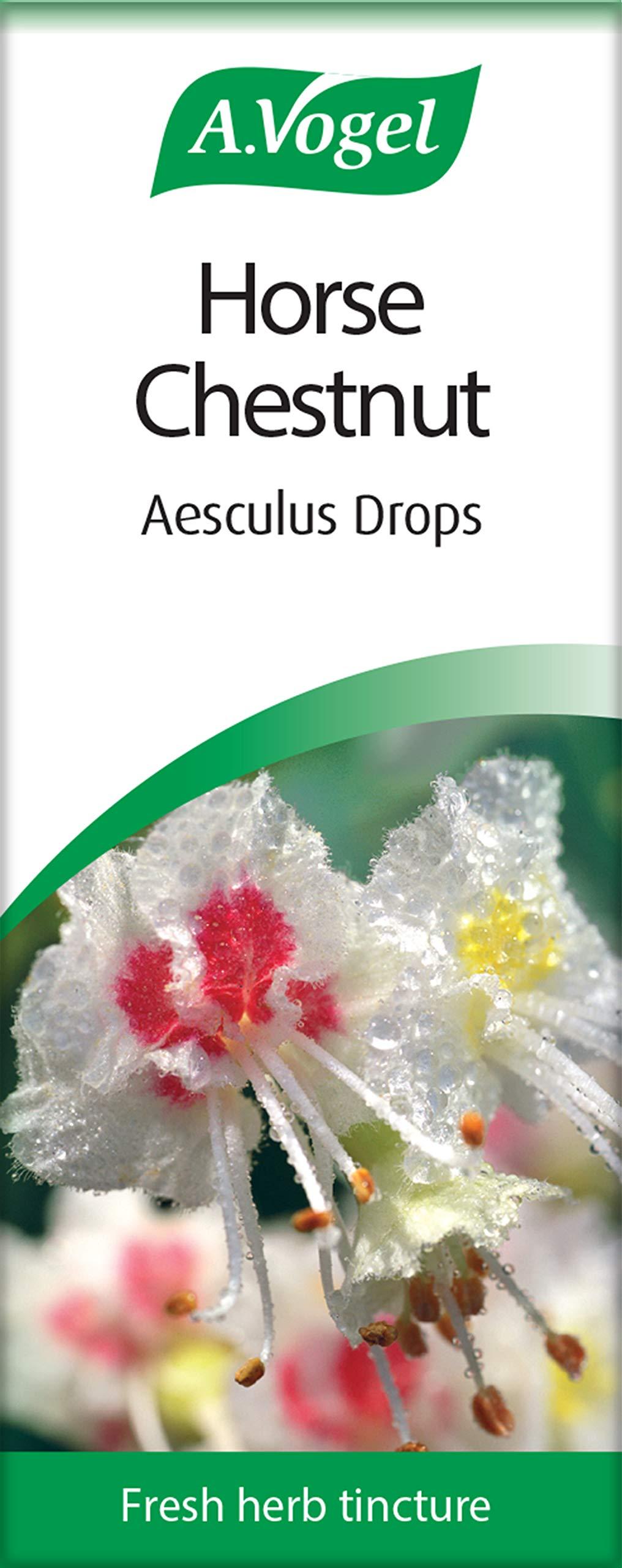 A.Vogel A.Vogel Horse Chestnut Aesculus Drops | Botanical Food Supplement | Extract of Fresh Aesculus Seeds | Suitable for Vegans | 50ml