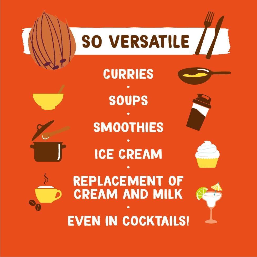 Coconut Merchant Coconut Cream Organic 400ml Pack of 6 |Dairy and Gluten Free| Ethically Sourced