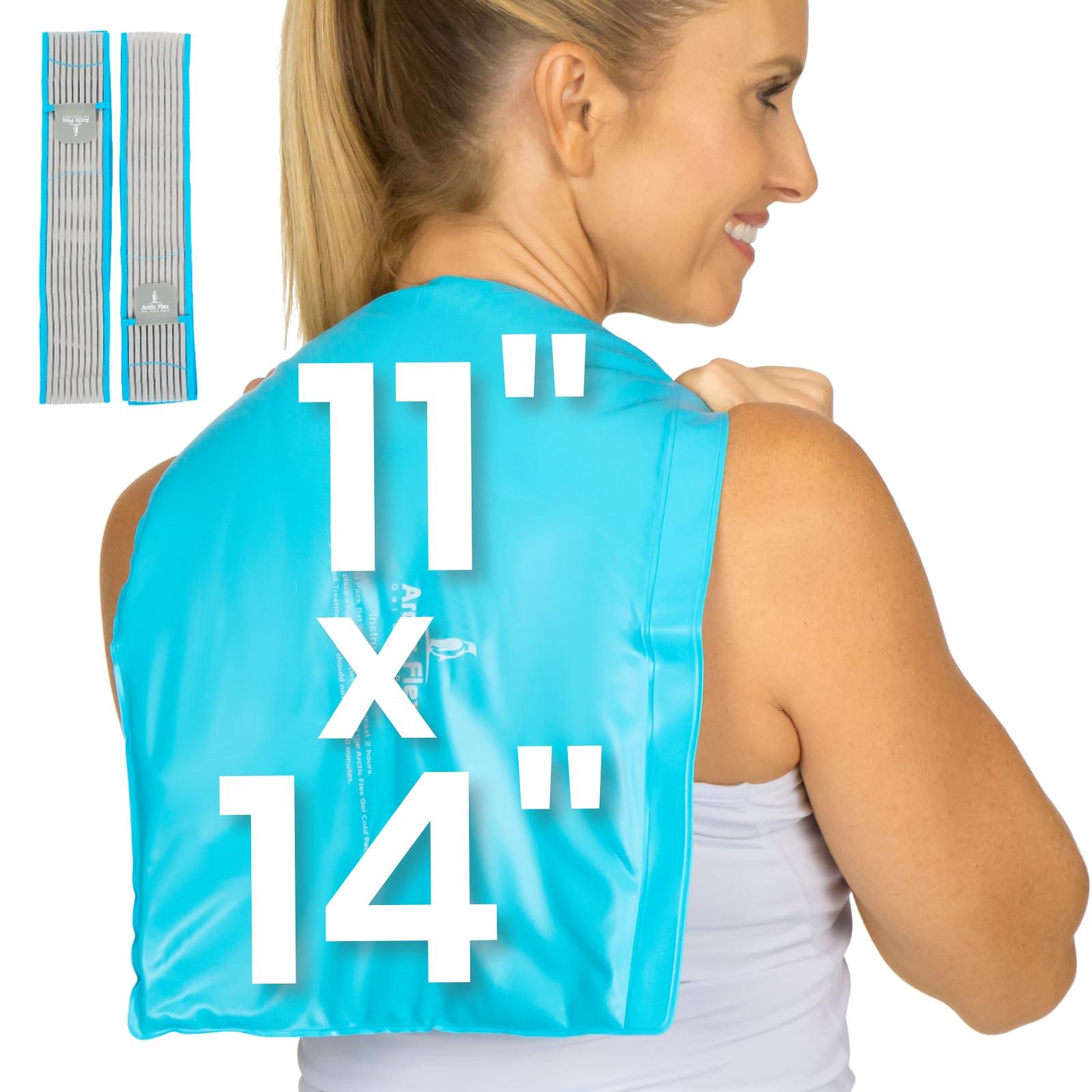 Arctic Flex Arctic Flex Reusable Gel Ice Pack - Cold Therapy Ice Bag - Medical Freezer Pad - Hot/Heated Compress Wrap for Knee, Shoulder, Back and Ankle - Flexible, Soft & Instant