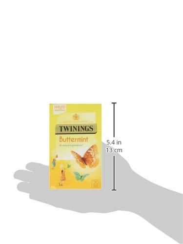 Twinings Twinings Buttermint Flavoured Tea Bags - 80 Biodegradable Tea Bags (Multipack of 4 x 20) , Smooth & Creamy Herbal Infusion, Perfect for Relaxation, Caffeine-Free