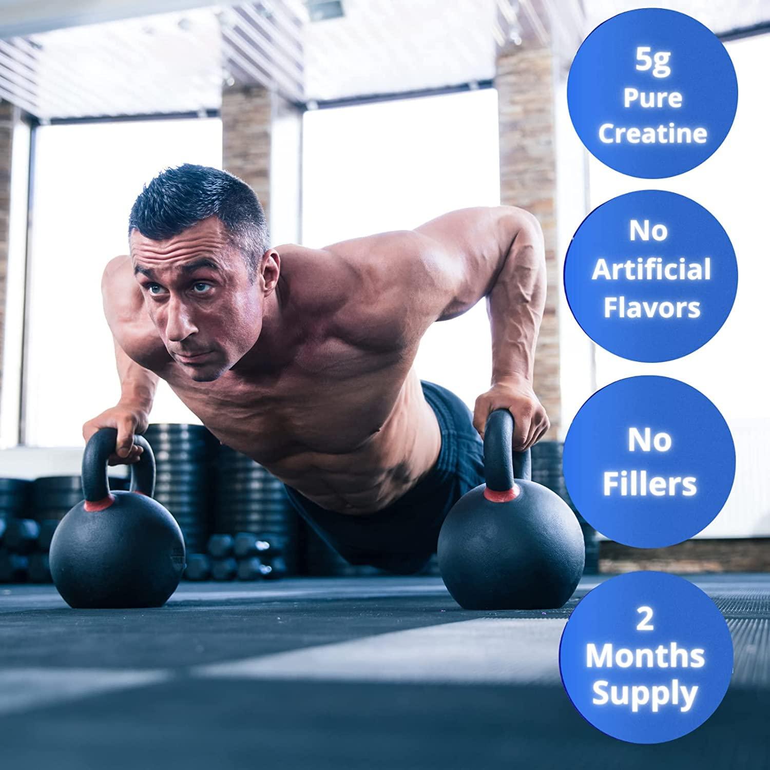 Gaspari Nutrition Gaspari Nutrition Qualitine 300 g Creatine Monohydrate Muscle Size and Strength Powder