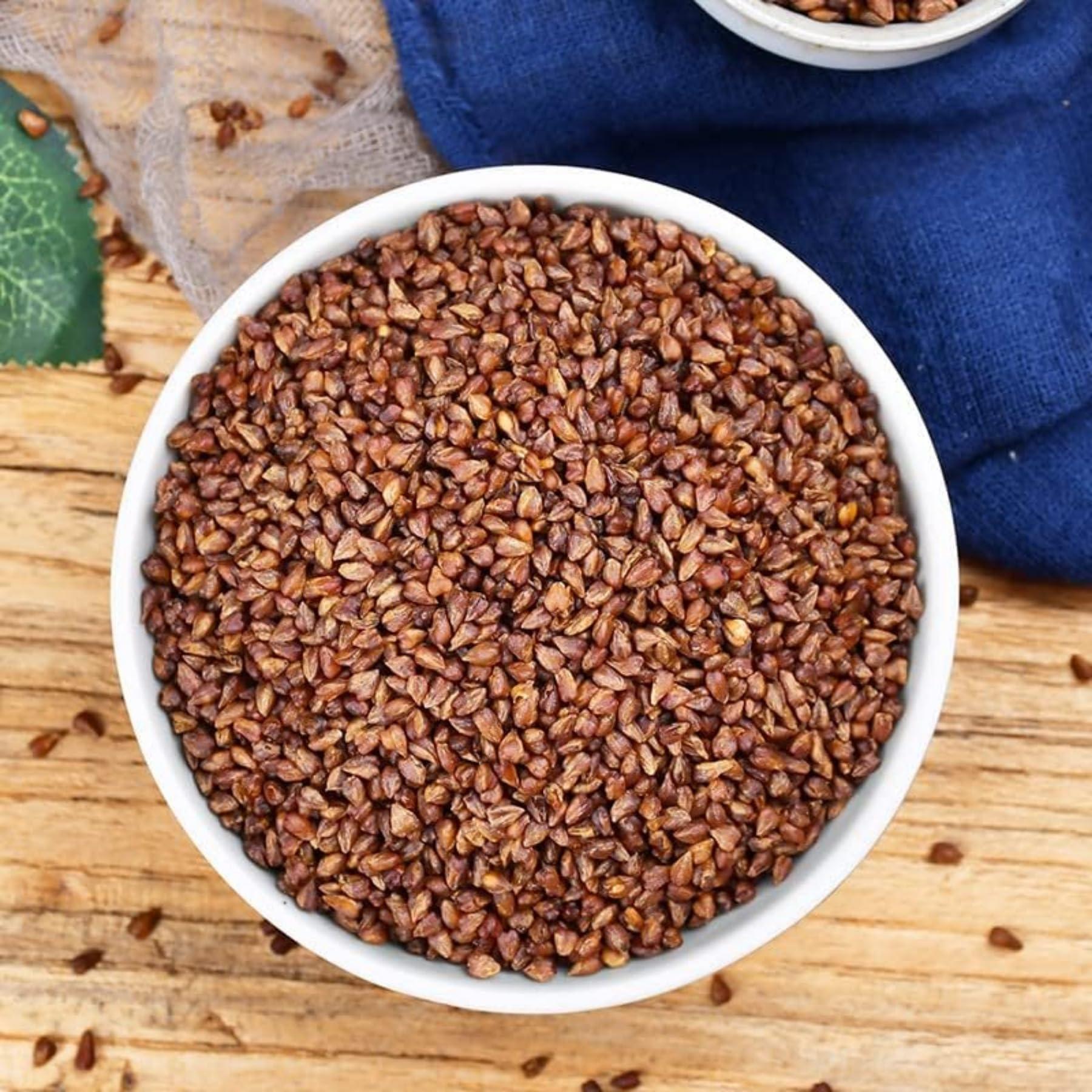 HQZMCTE Natural Premium Herbal Tea Black Buckwheat 280g Chinese Health 9.87oz Daliang Mountain Buckwheat Tea, Restaurant Tea