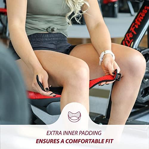 KARM KARM Plus Size Knee Support XXL XXXL 3XL 4XL 5XL 6XL for Obese People - Patella Tendon Knee Strap Brace for Joint Pain, Running, Extra Large Big Legs Women & Men (Plus Size, Black Single)