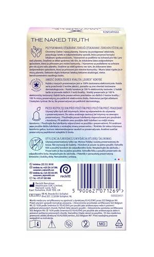 Durex Durex Invisible Condoms - Condoms Extra Thin for Intense Sensation During lovemaking (Extra Lubricated, 10 Condoms)