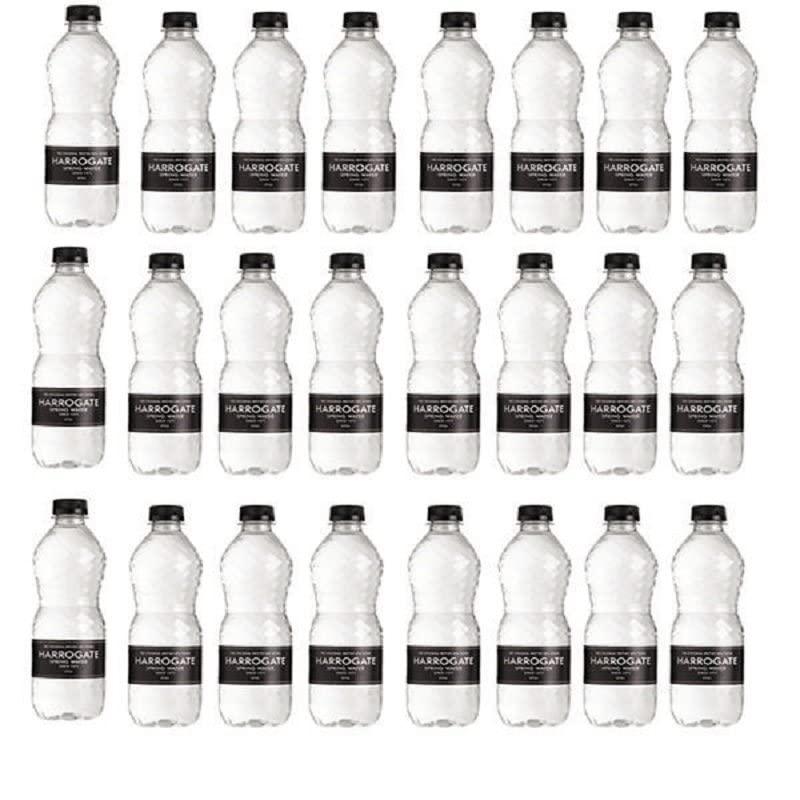 Saras Flavours of Asia Harrogate Still Spring Water | The Original British Water | Balanced Mineral Content | 500ml | Pack of 24