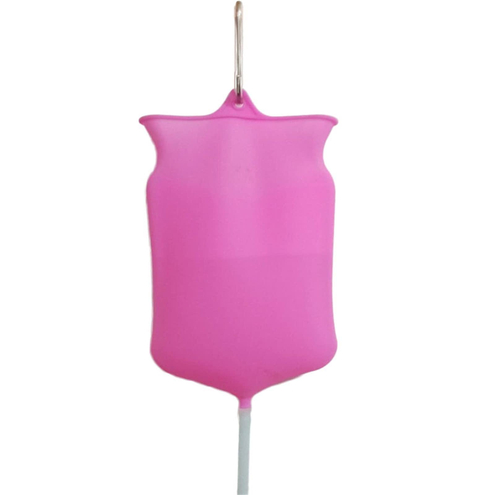 Telismei Enema Bag Kit BPA Free, Enema Bag Kit for Colon Cleansing, Non-Toxic Silicone Enema Bag Kit, Home Enema Colonic Irrigation Kit Bag, Reusable Enema Bag Kit,Detox Enemas, Douche(2L)