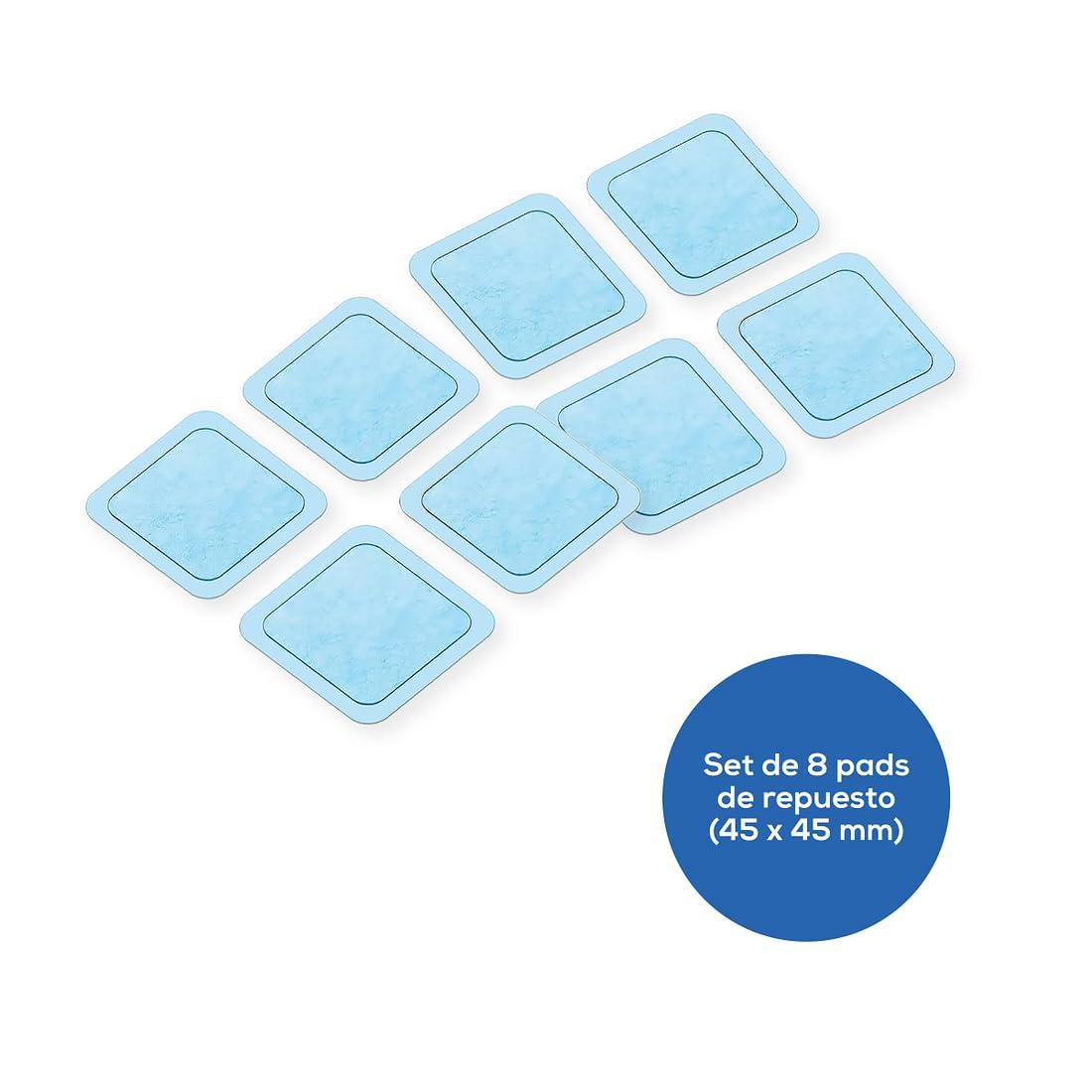 Beurer Beurer EM59 Electrode Replacement Set, Suitable for the Beurer EM59 Digital TENS/EMS Device with Heat, Pack of 8 45x45 mm Gel Pads