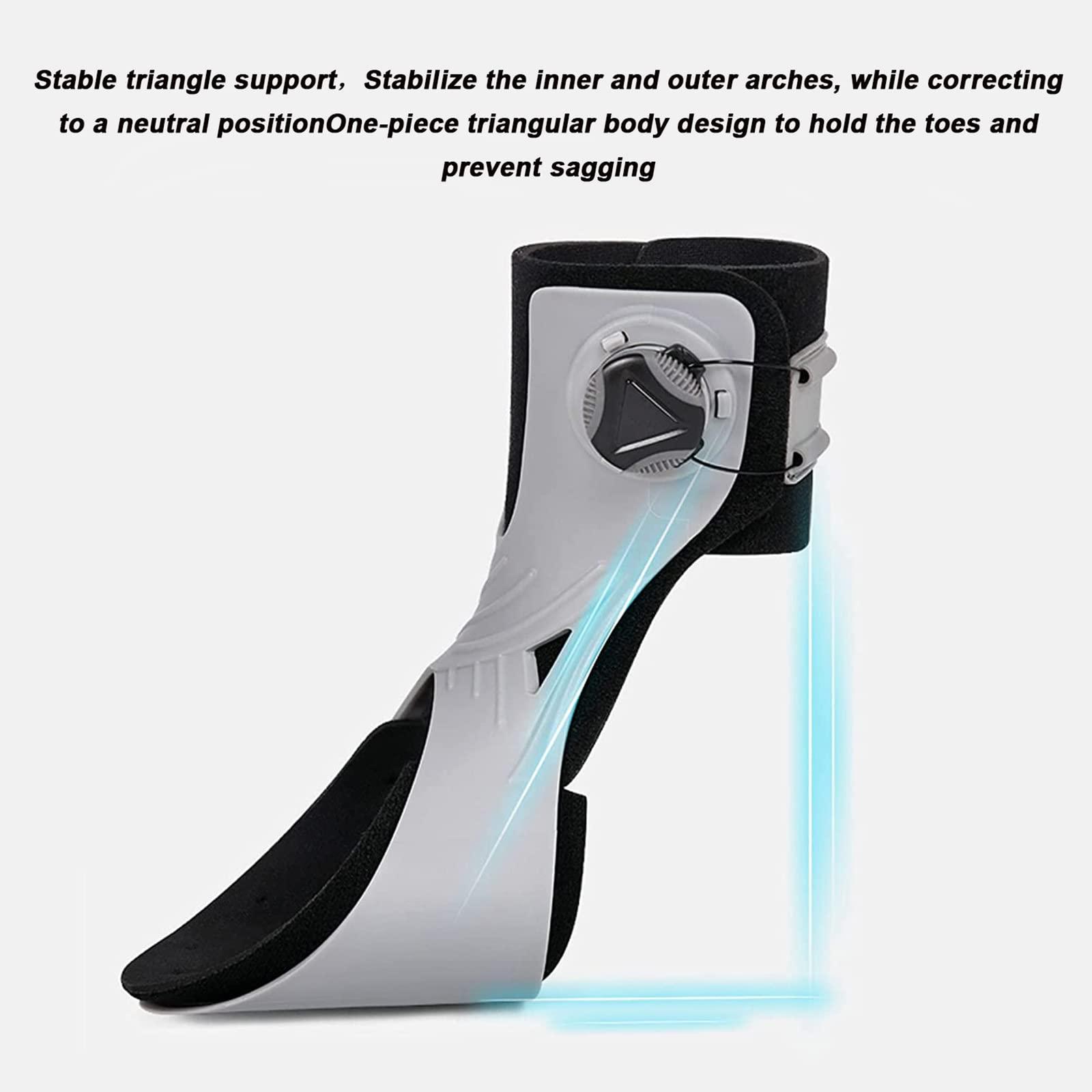 FreshCart Basics Foot Drop Brace,Foot Drop Orthosis, Adjustable AFO Ankle Orthosis Splint Support, Drop Foot Brace Orthosis, for Foot Drop Plantar Fasciitis Achilles Tendonitisi