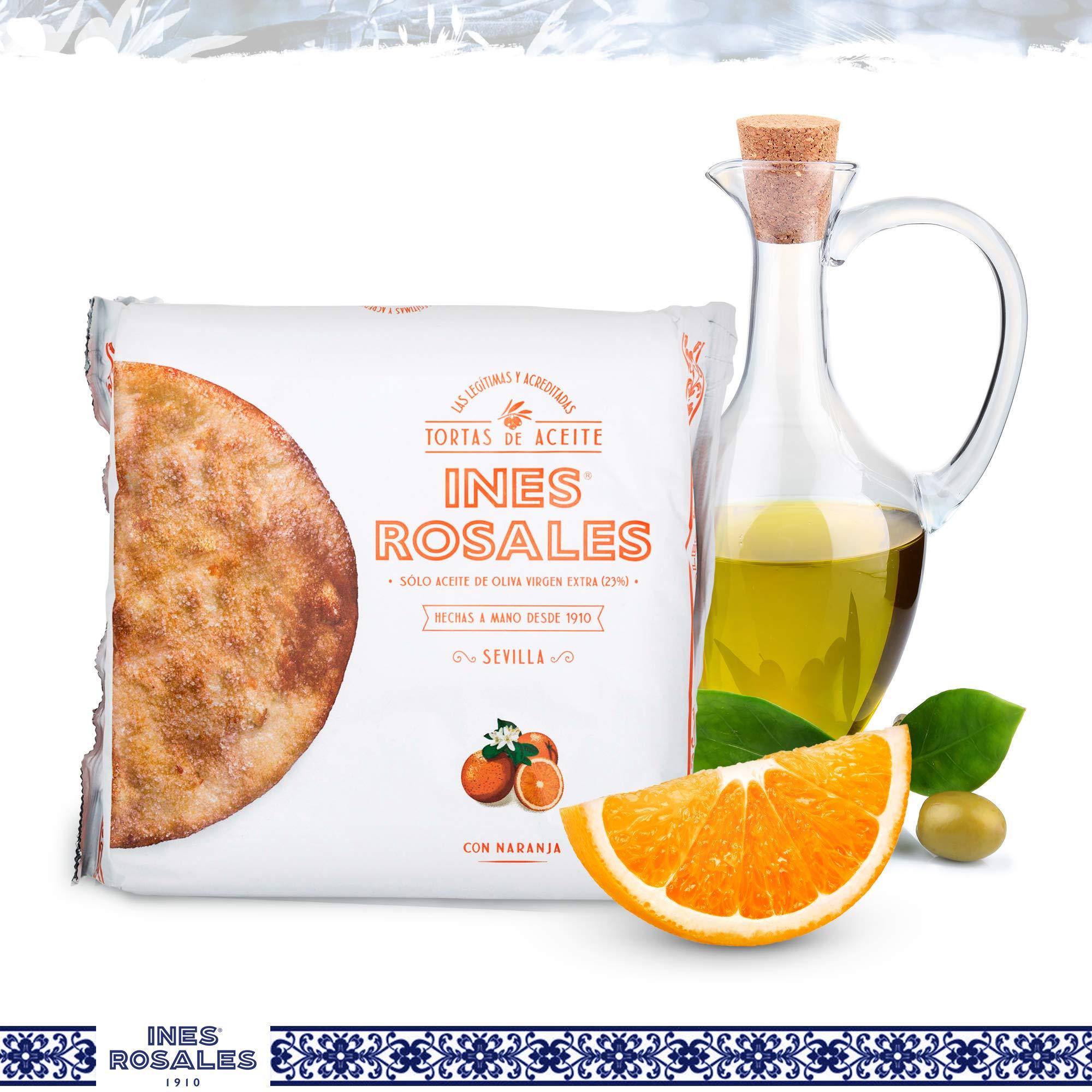 Ines Rosales Ines Rosales Sweet Olive Oil Tortas with Orange, Spanish Snacks, 14 x 120g