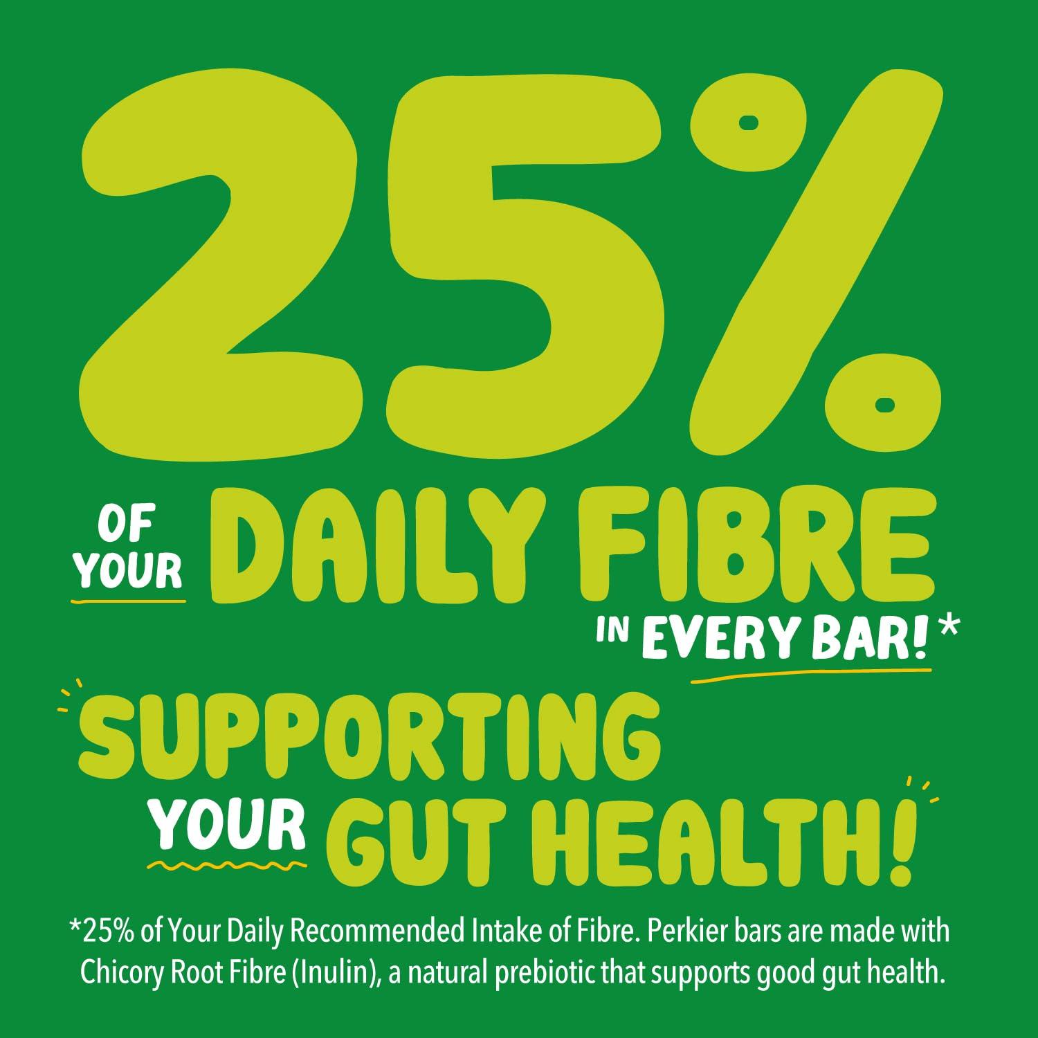 Perkier Perkier Variety Box (30 bars) Vegan - Gluten Free - Protein Packed - Lower Sugar - High Fibre - Snack Bars