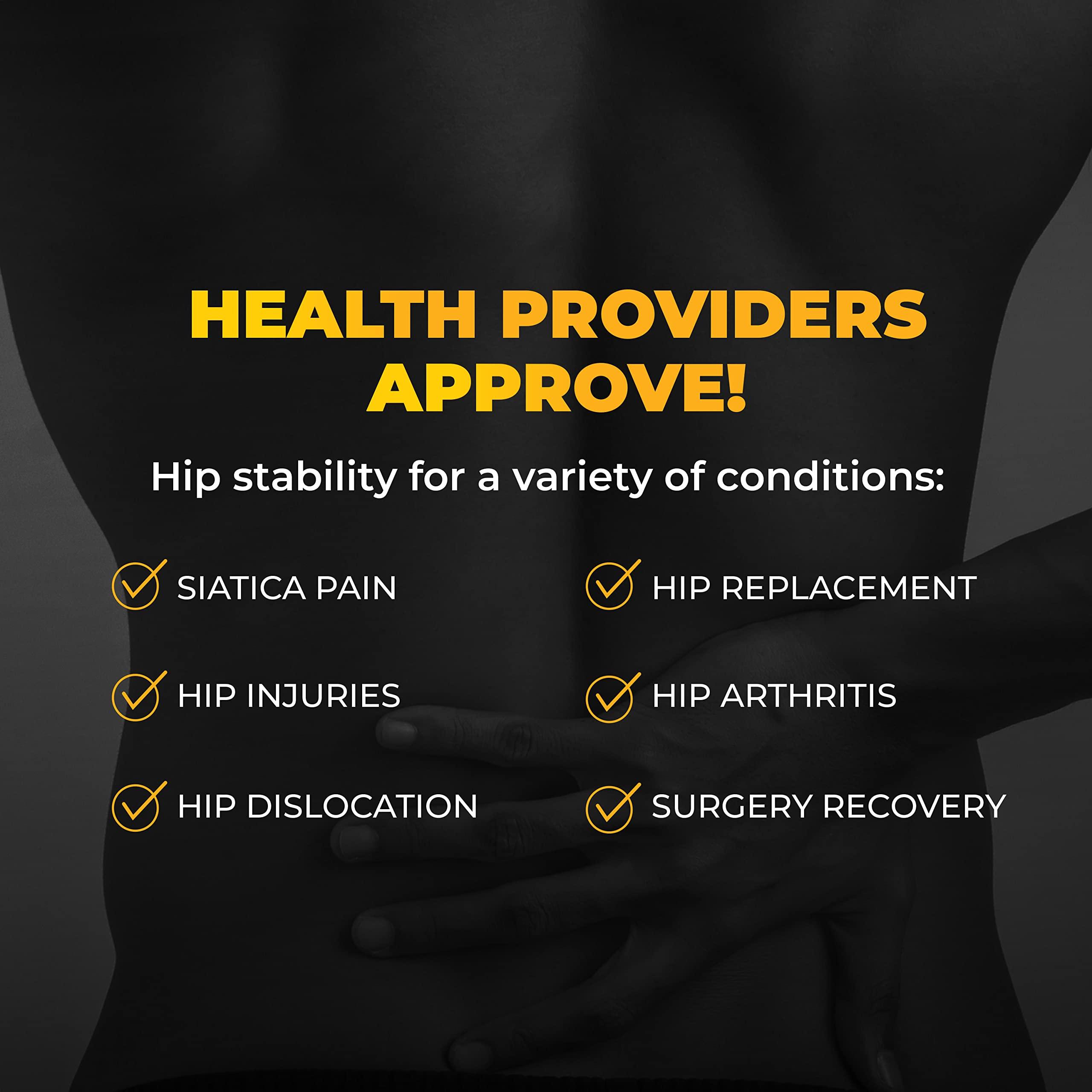 CopperJoint CopperJoint Copper Hip Brace For Sciatica Pain Relief - Hip Pain Relief, Sciatic Nerve Brace & Sciatica Hip Brace Ideal As Hip Flexor Compression Wrap, Hamstring Compression Wrap, Hip Compression Wrap