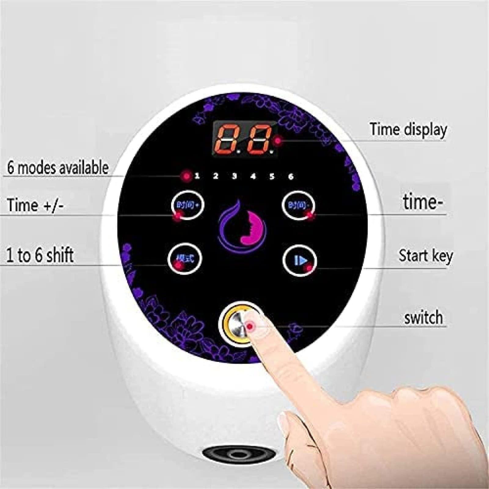 GNbow GNbow Breast Massager Cup, Electric Breast Augmentation Machine, Breast Care 360-Degree Full Package 6 Modes Adjustable, Home Breast Care Device, Chest Care Beauty Enlargement Machine