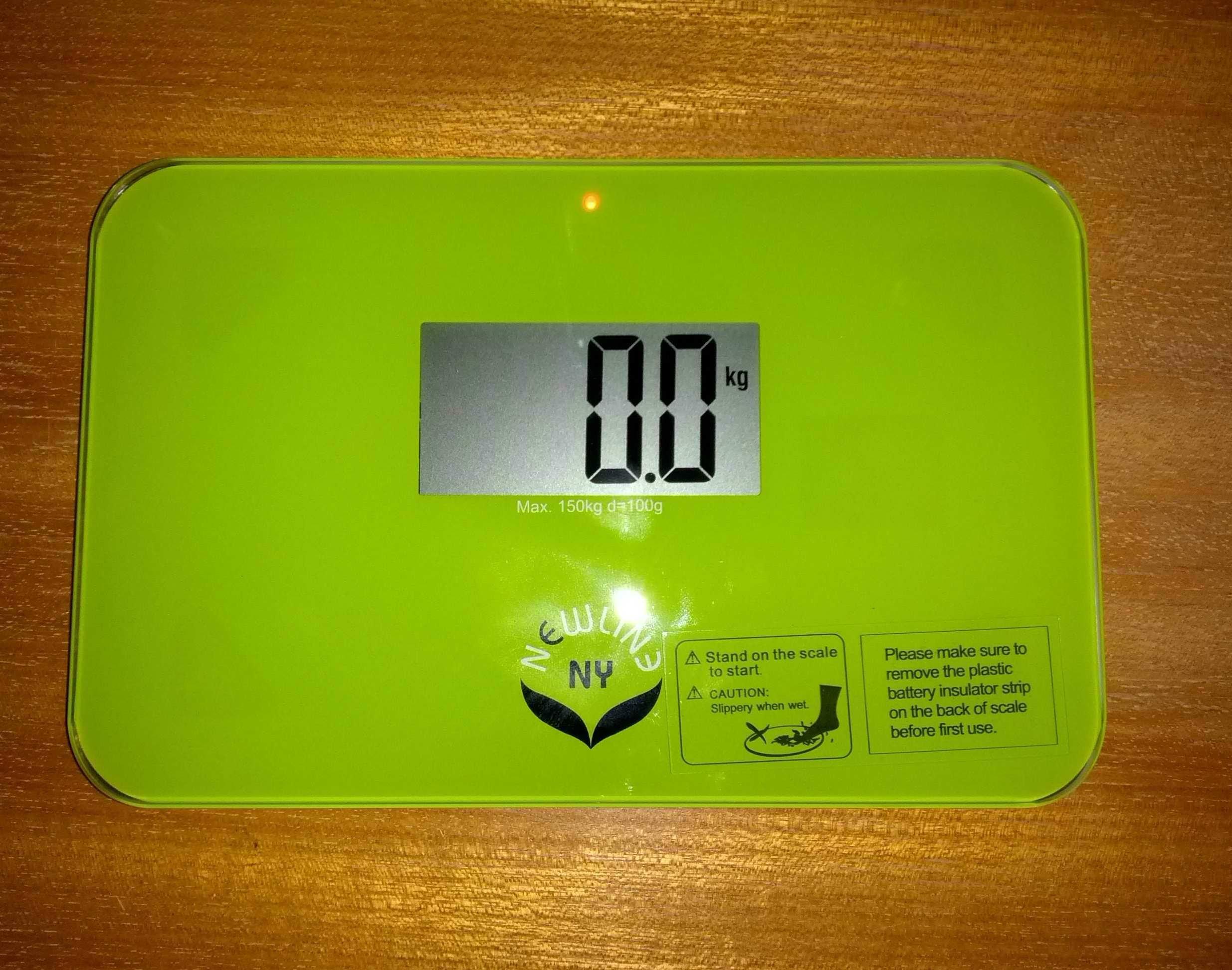 Newline NY NewlineNY Lightest Step On Super Mini Travel Bathroom Scale, SBB0638SM-GN Green