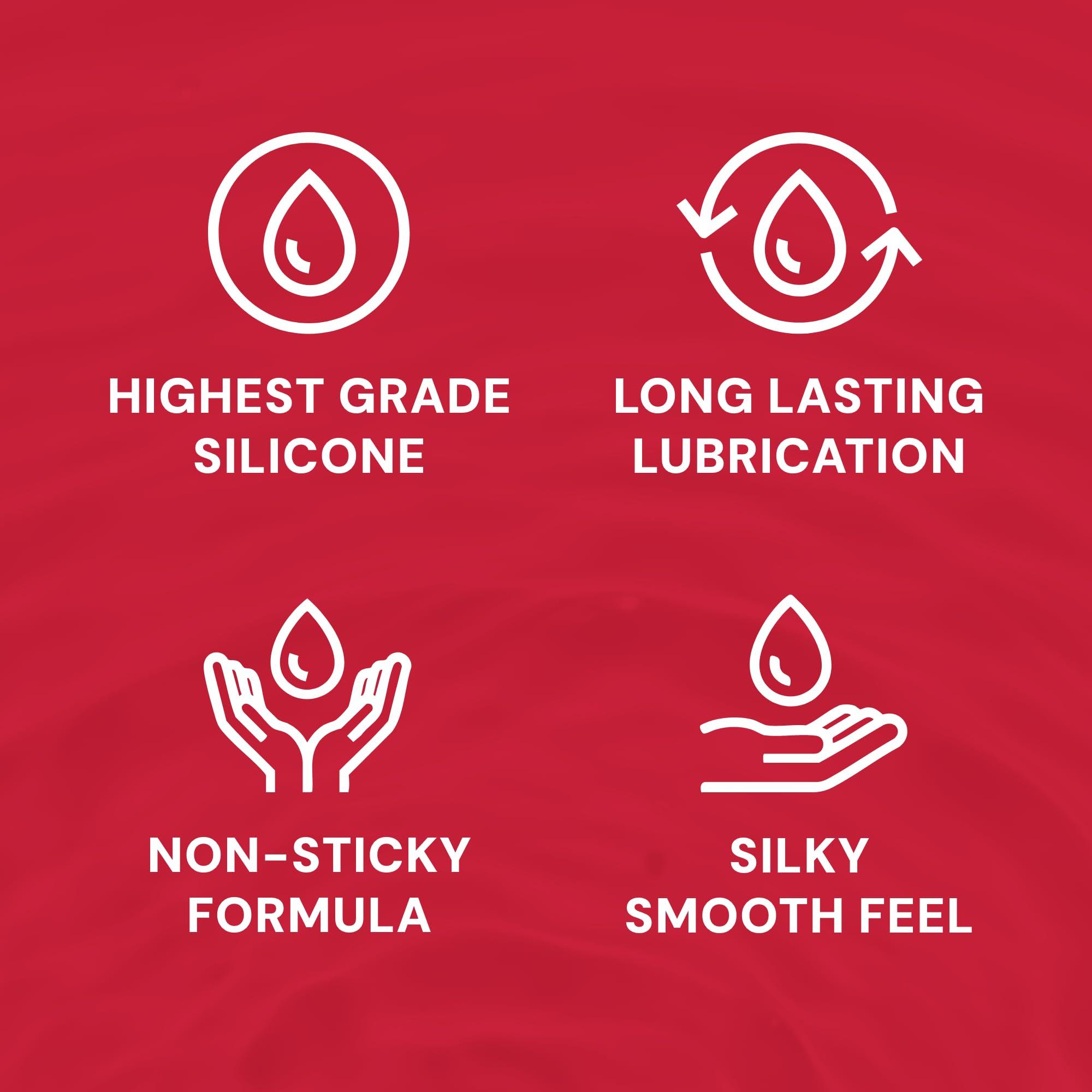 Swiss Navy SWISS NAVY - Premium Silicone-Based Lubricant - Nourishing, Lightweight & Slippery- Smooth Formula - Suitable for Any Skin Type - 946ml