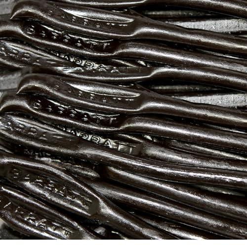 Generic Barratt Hard Liquorice Sticks - Traditional black hard liquorice sticks (75 Sticks(Full Box))