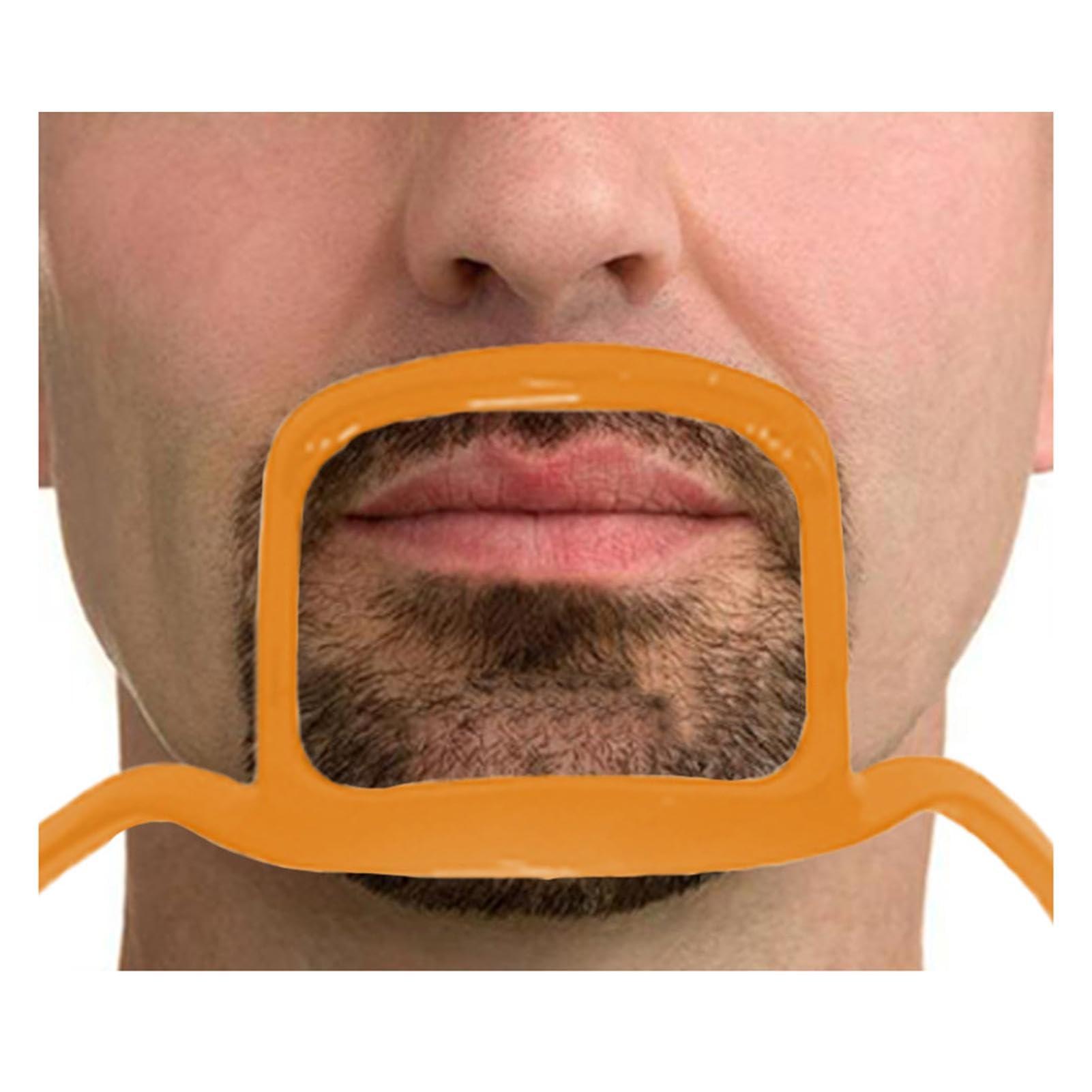 Generic Beard Trimmer Guide - Men\'s Beard Outline Stencil Shaper Trimmer - Multi-Beard Fit Beard Styling Tool for Goatee, French Beard, and Full Beard