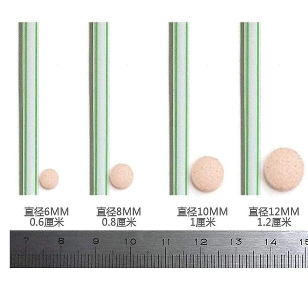 ANLONGLI Manual Milk Tablet Press Machine Hand Pill Press Machine Pill Making Tool Sugar Slice Making Device for Home Kitchen,12mm