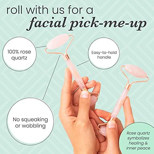 Sdara Skincare Sdara Skincare Face Roller - Rose Quartz Relaxing Massager - Facial Tool Alternative to Jade Roller