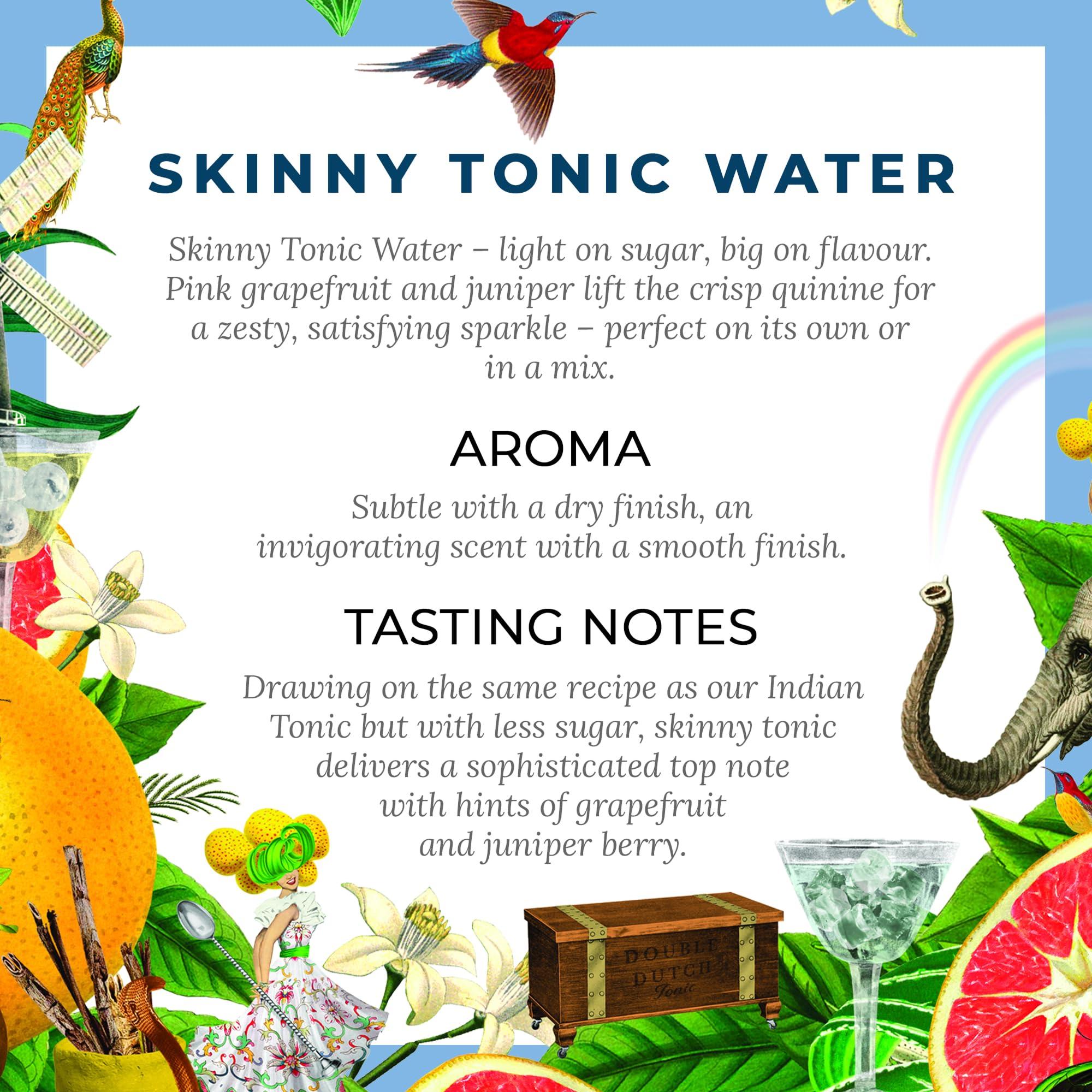 Double Dutch Double Dutch Skinny Tonic Water, 6 x 150ml