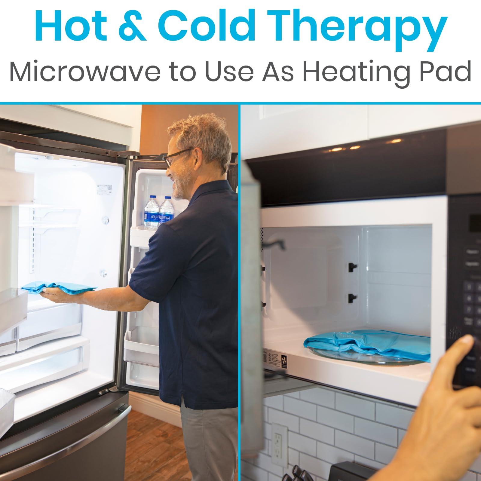 Arctic Flex Arctic Flex Reusable Gel Ice Pack - Cold Therapy Ice Bag - Medical Freezer Pad - Hot/Heated Compress Wrap for Knee, Shoulder, Back and Ankle - Flexible, Soft & Instant