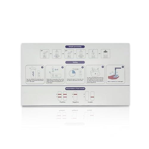 Viva Test Strep A Viva Test Kit Professional Strep Throat Test Kit Rapid One-Step Test Strep A Complete Throat Swab Cassette Test Kit Fast and Accurate Easy to Use
