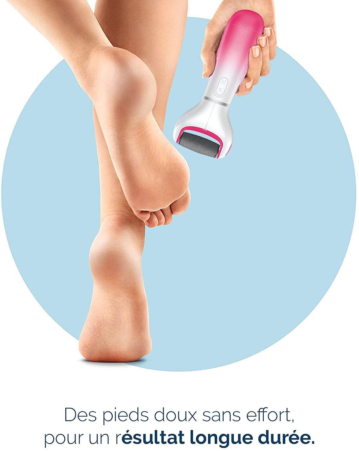 Scholl Scholl Doctor Velvet Smooth Express Pedi Electric Grater Pink