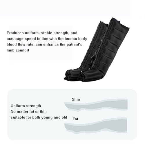 Dremdo Dremdo Electric Leg Air Compression Massager,Foot Massage Machine Portable, 6 Modeslymphatic Massage Machines with 8 Air Cushions,Black
