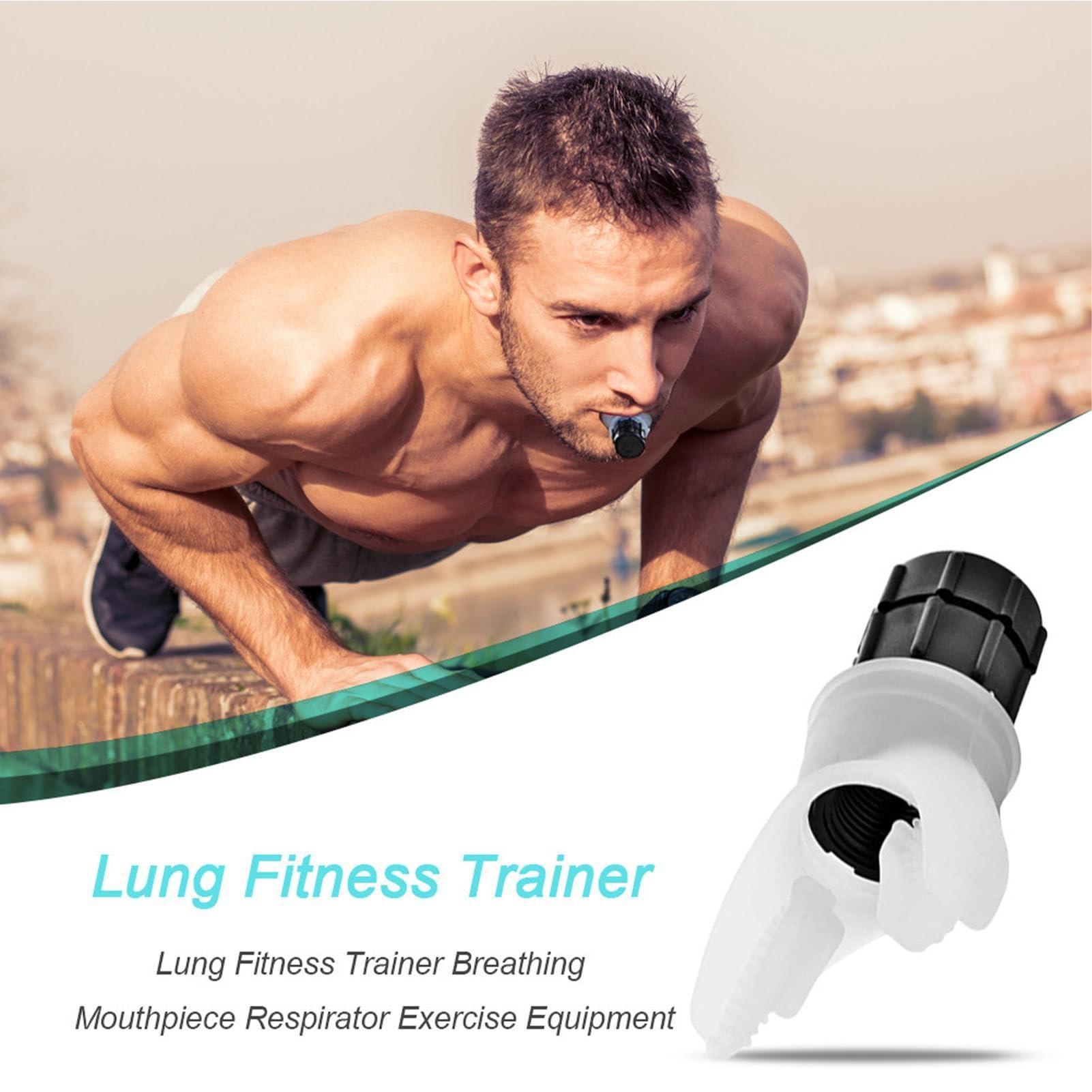 FreshCart Basics Lung Exerciser Device - Sports Breathing Trainer | Breathing Training Device | Deep Breathing Lung Trainer | with Adjustable Intensity Knob Breathing Training Tool for Women Improve Strength