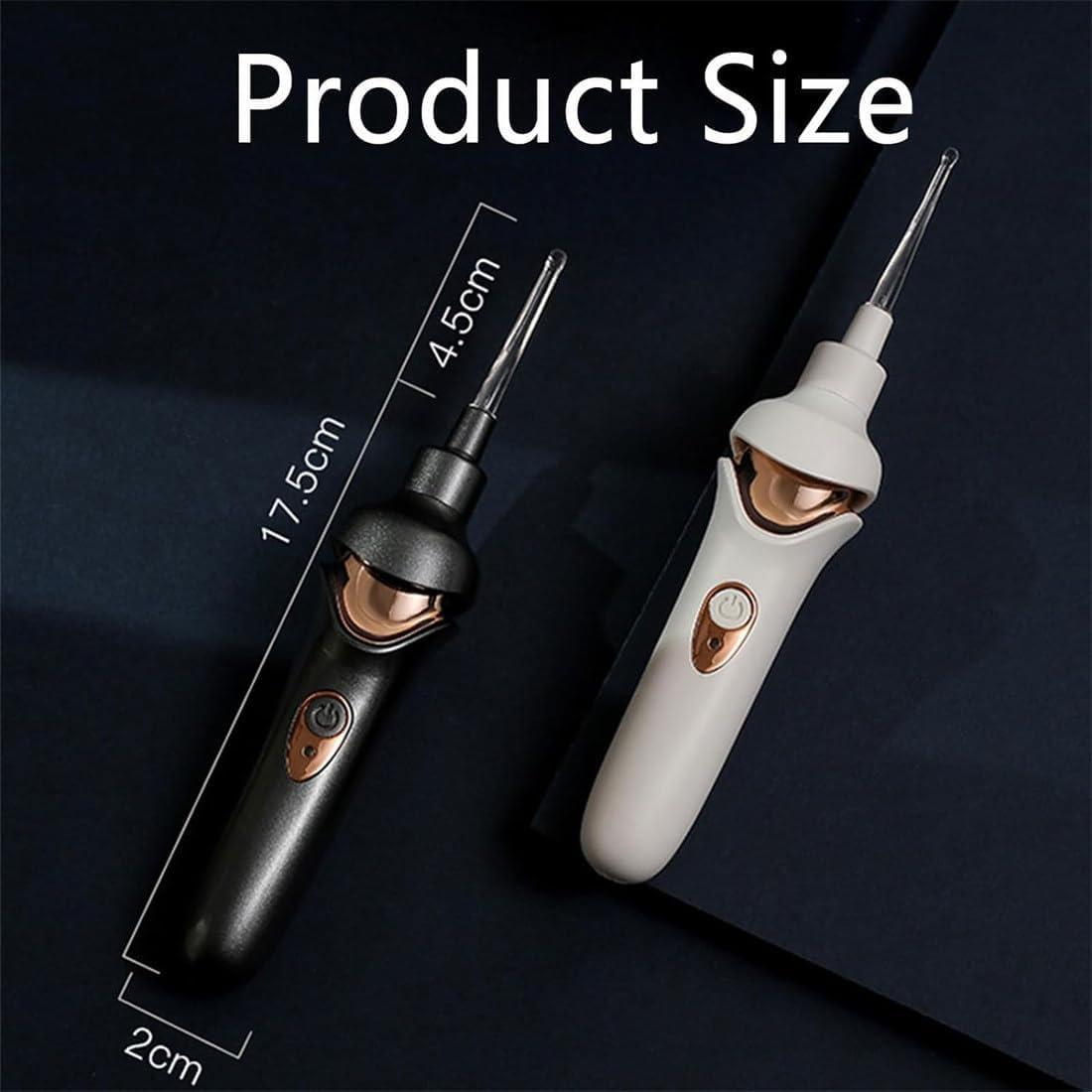 Godemmio Tweddy Smart Ear Wax Remover, 2024 Best Tweddy Smart Ear Wax Vacuum, Tweddy Ear Wax Vacuum with 5 Pcs Ear Scoop for Daily Ear Pick, Ear Vacuum Wax Remover for Children Adult (Mix 2PC)