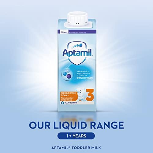 Aptamil Aptamil 3 Toddler Baby Milk Powder Formula, 1-2 Years, 800g (Pack of 6) - Packaging May Vary