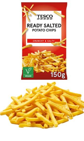 FreshCart Basics Ready Salted Potato Chips, Crunchy & Salty, 1 x 150g,Ready salted potato chips. Crunchy & Salty A classic snack, packed with flavour and crunch