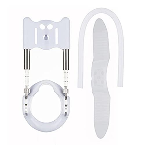 SNAILAGE Mens Traction Bracket Slide Loaded Extender Male Training System for Enlargement White