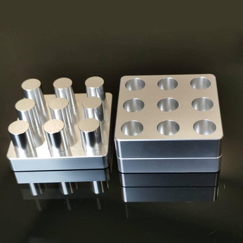 FreshCart Basics Pill Maker, Tablet Making Machine, Pill Press Mold, Aluminum Hand Tool, Tablet Mould Tool, Domestic Home Use 9/25 Holes (25 Holes (6mm))