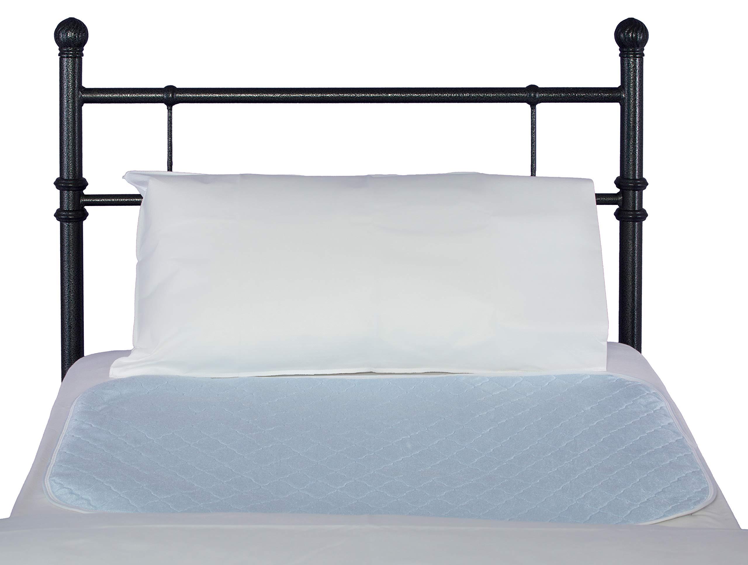 P&S Healthcare Ltd Incontinence Bed Pads in Various Sizes - Economy - Washable Bed pad - Bed Protector - high absorbencies Washable/Reusable (Blue - Without Wings, 100cm x 100cm)