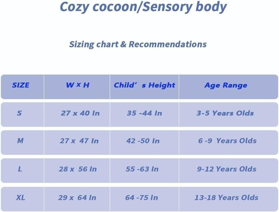 DTREEL DTREEL Sensory Body Socks Sensory Compression Blanket Children Adults Aids For Autism SPD Fears Lack Of Concentration(Green,S)