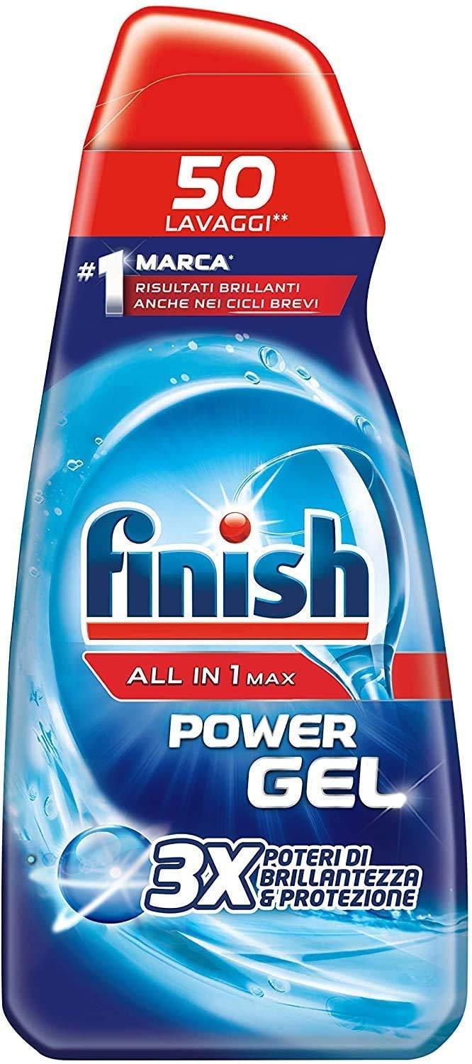 Finish Finish All in 1 Max Powergel Dishwasher Detergent, Regular, 650ml x 3