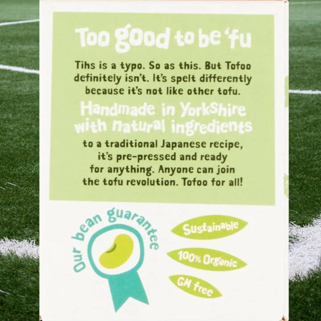 KoalaKoi Tofoo Org Tofu Extra Firm - Handmade in Yorkshire from GM Free Soy bean, Gluten Free, Great Taste Award (3x450g)