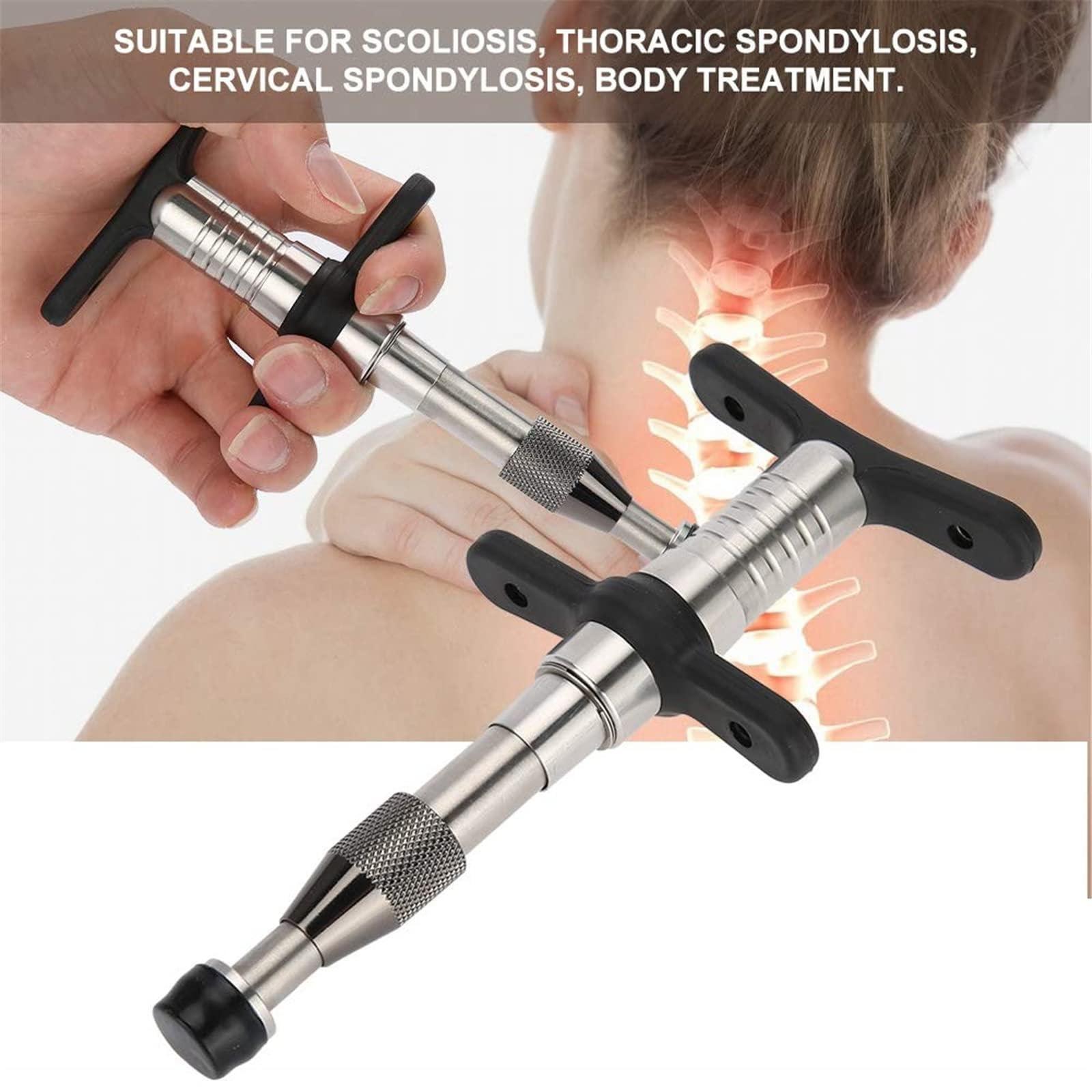 HEAXIY HEAXIY Manual Chiropractic Adjusting Tool, Chiropractic Spine Adjusting Corrector Tool, Back Massage Care Tool for Scoliosis Thoracic Spond