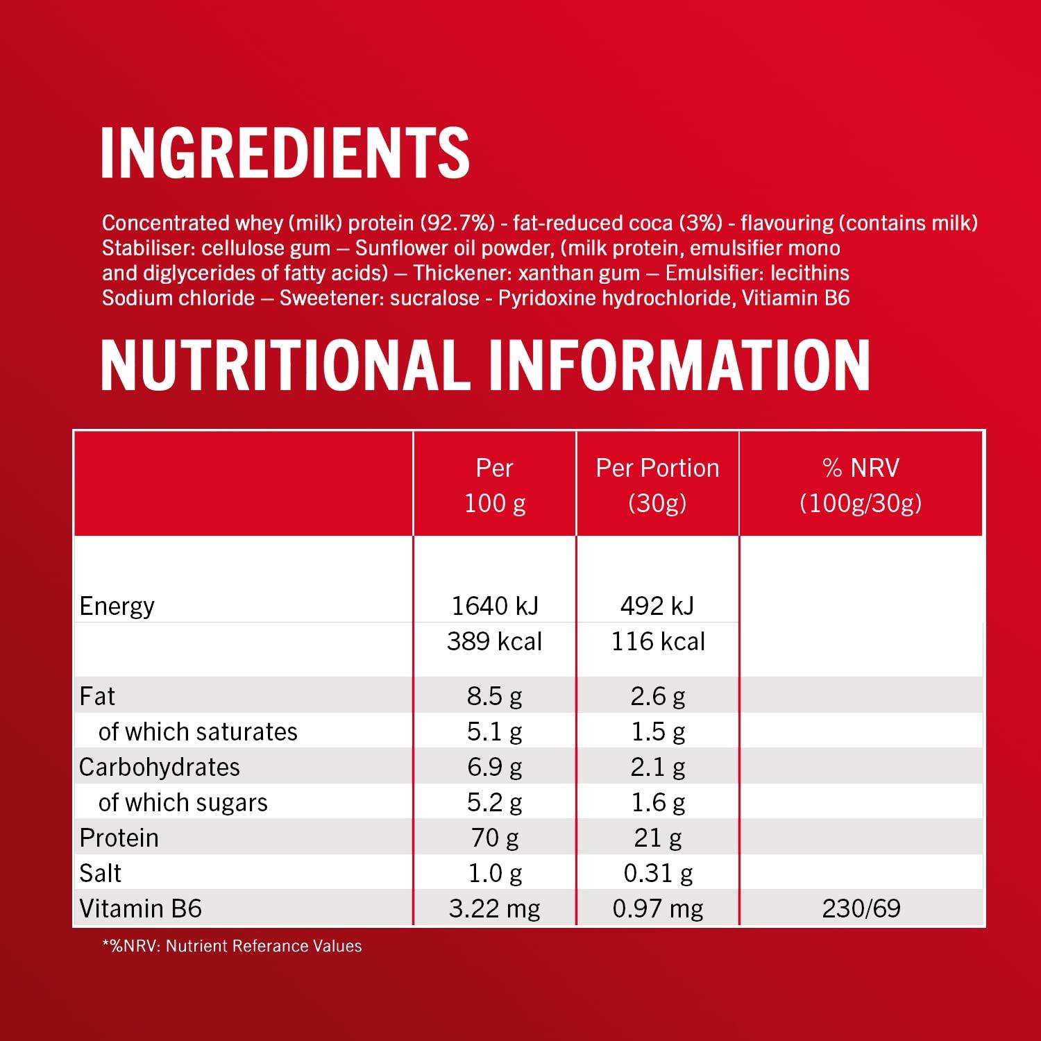 Enervit Enervit 100% Whey Protein (420g, Cocoa)